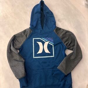 Hurley Boys Blue and Gray Hoodie